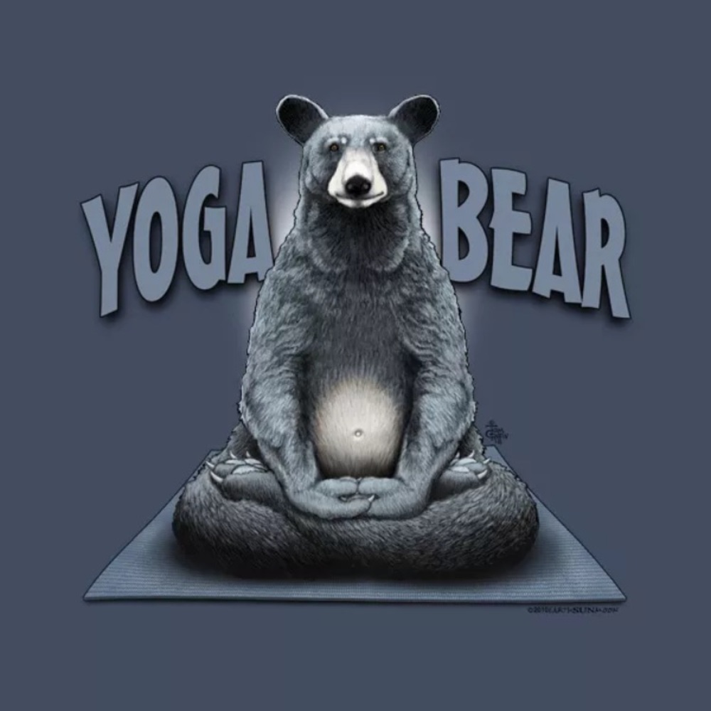 Yoga Bear T-shirt Unisex Sizes